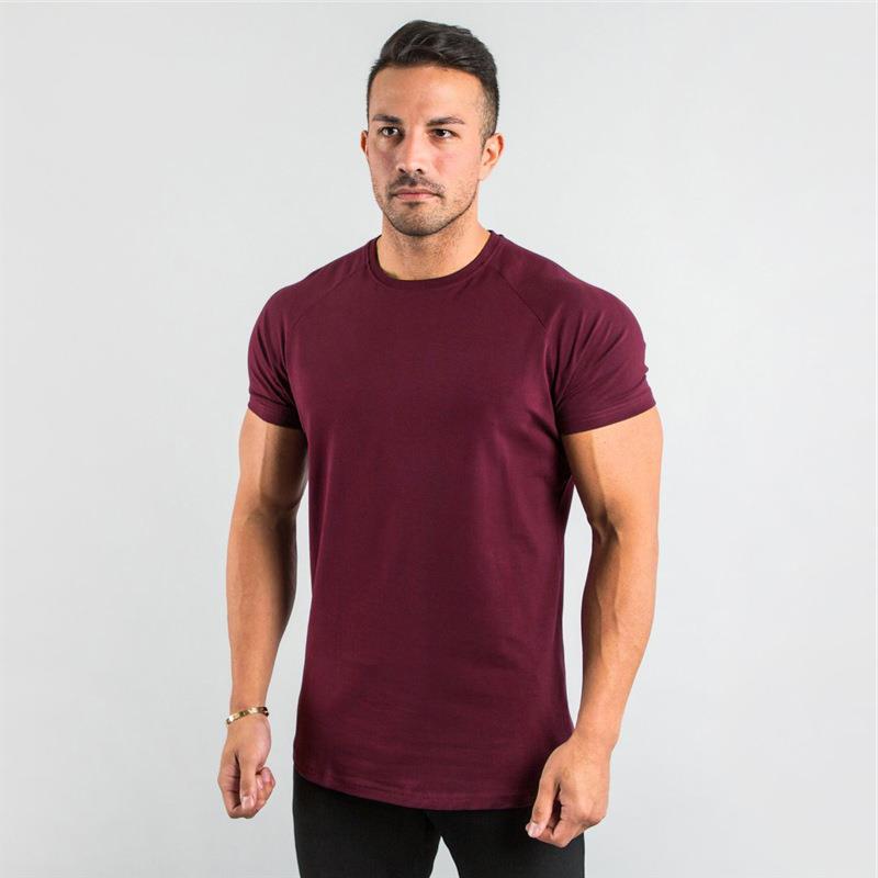 Fitness Sports Solid Color Short-Sleeved T-Shirt - Stregactive