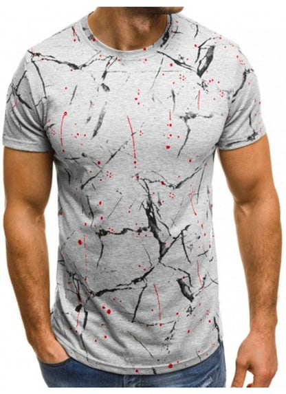 Men Sports Short-sleeved T-shirt - Stregactive