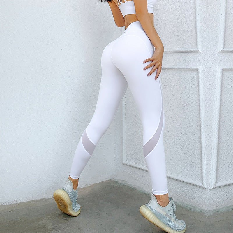 Women high-waist mesh sports Legging quick-drying - Stregactive